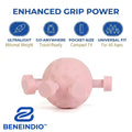 Beneindio Hand Grip Strengthener (25-30kg) - Round Ergonomic Forearm Exerciser- Pink