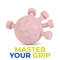 Beneindio Hand Grip Strengthener (25-30kg) - Round Ergonomic Forearm Exerciser- Pink