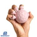 Beneindio Hand Grip Strengthener (25-30kg) - Round Ergonomic Forearm Exerciser- Pink