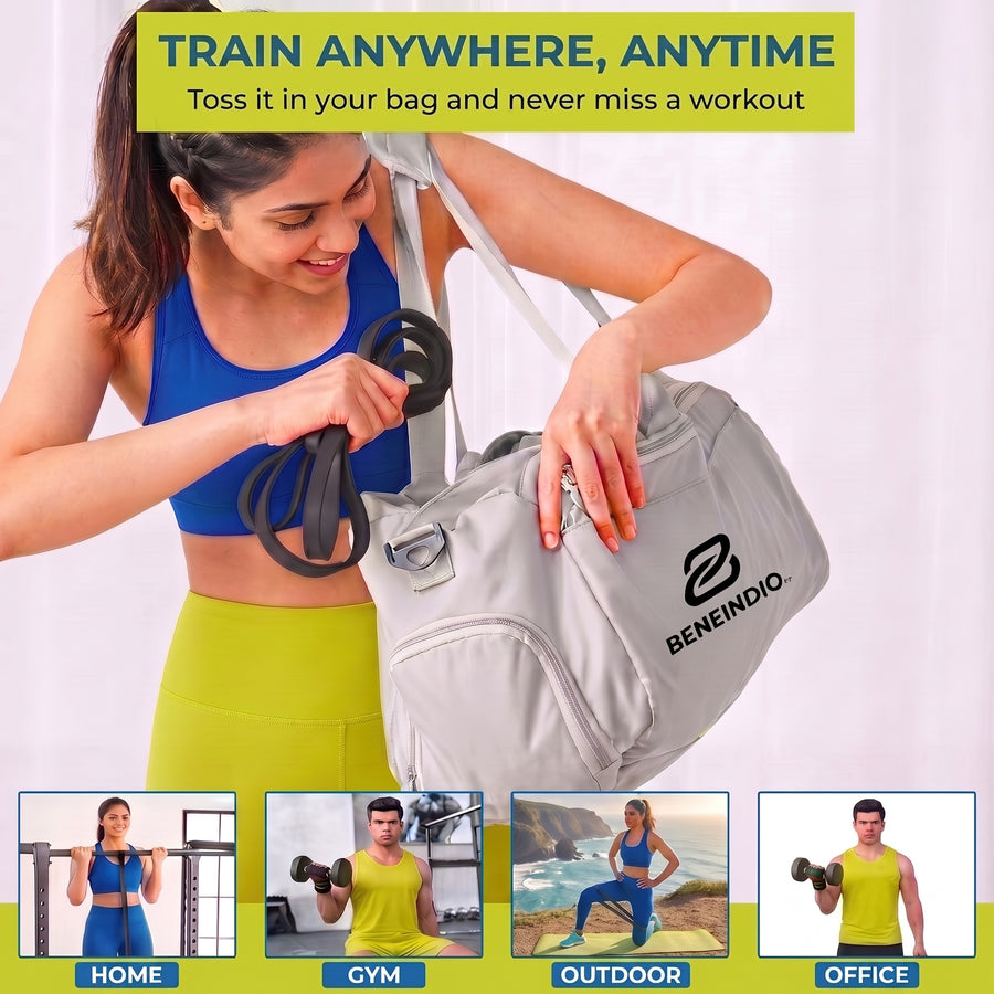 Beneindio Resistance Bands Set of 3 (Light, Medium, Heavy)