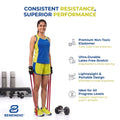 Beneindio Resistance Bands Set of 3 (Light, Medium, Heavy)