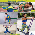 Beneindio Resistance Bands Set of 3 (Light, Medium, Heavy)